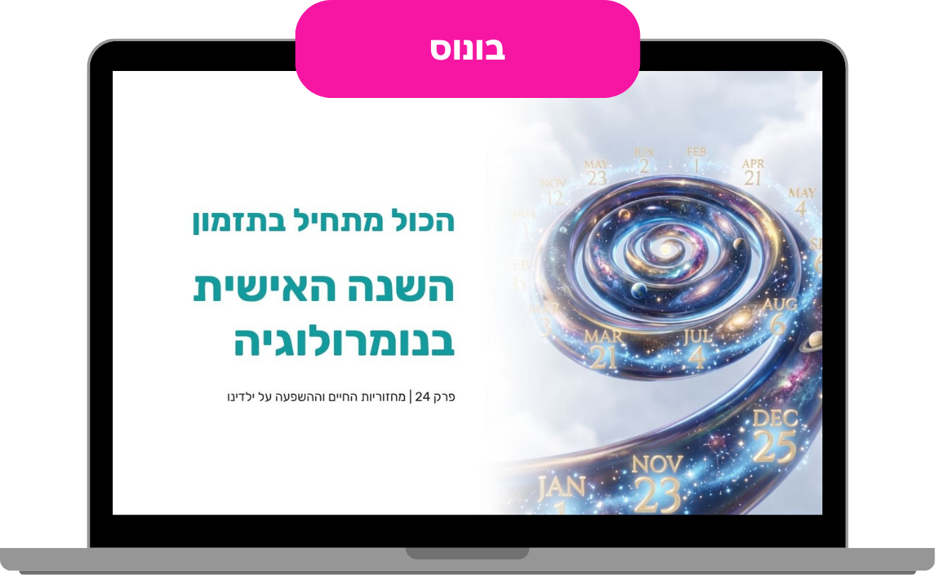 בונוס – השנה האישית בנומרולוגיה